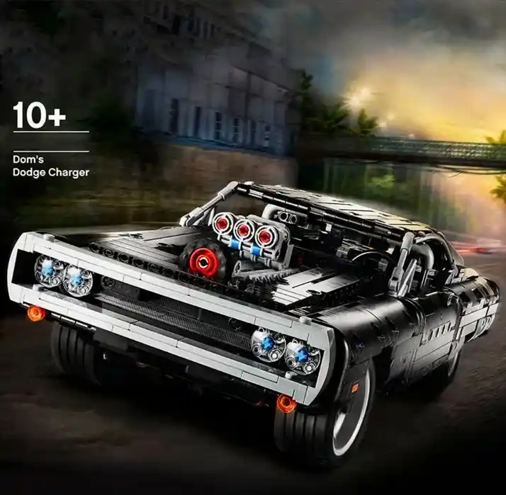 Купити Конструктор Technic Dodge Charger 1077 деталей авто Домініка Торетто машинка Додж сумісний з LEGO лего за 1390 грн