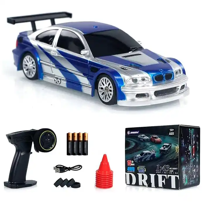 Купити Машинка для дрифту міні Jiabaile Drift Car 1/43 4WD на радіокеруванні модель BMW 4302 за 2090 грн