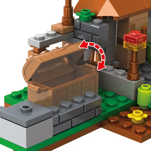 Купити Конструктор Minecraft 233 деталей Лісова схованка Майнкрафт MineWorld за 389 грн