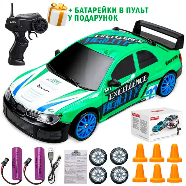 Купити Машинка для дрифту на радіокеруванні 1:24 Subaru Impreza 4WD / Субару на радіокеруванні дрифт за 980 грн