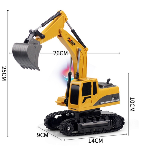 Купити Екскаватор на радіокеруванні 1/24 (6 каналів) за 580 грн