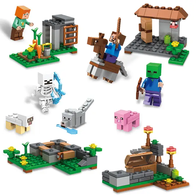 Купити Конструктор Minecraft 233 деталей Лісова схованка Майнкрафт MineWorld за 389 грн