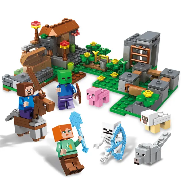 Купити Конструктор Minecraft 233 деталей Лісова схованка Майнкрафт MineWorld за 389 грн