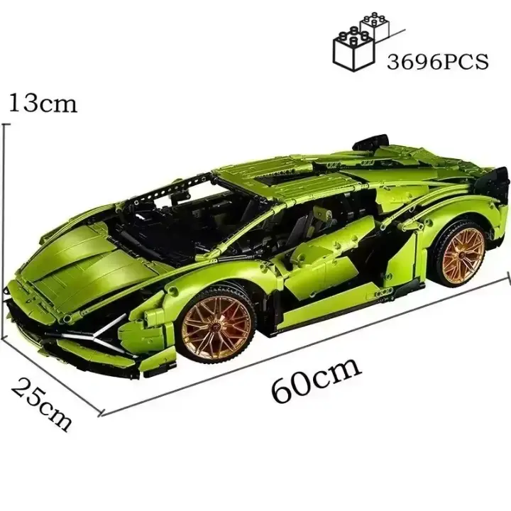 Купити Конструктор Technic Lamborghini Sian FKP 37 3696 деталей за 2790 грн
