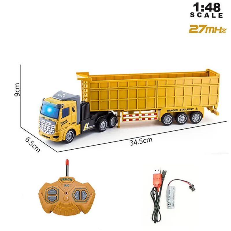 Купити Вантажівка на радіокеруванні машинка City Truck з причепом за 490 грн