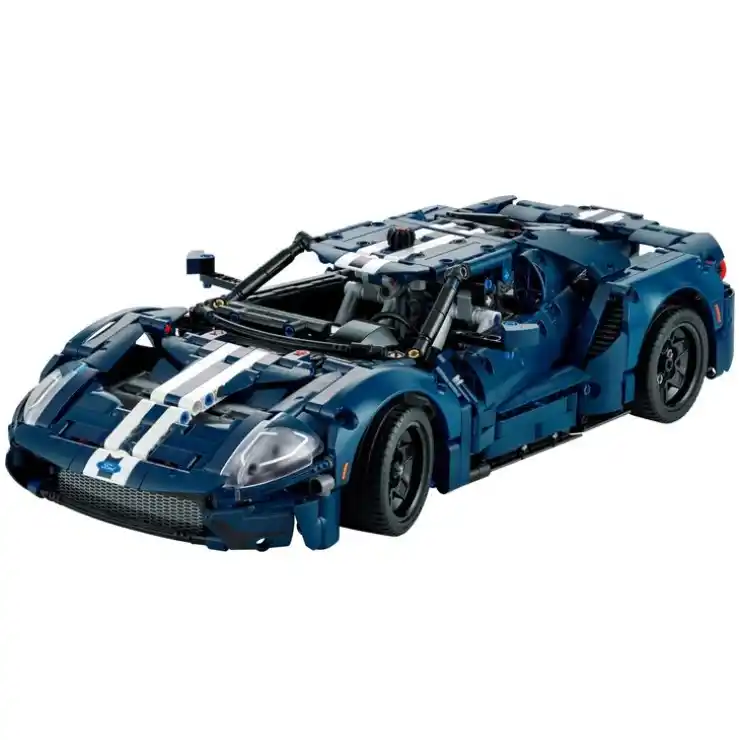 Купити Конструктор Technic FORD GT 1466 деталей авто синій гоночний машинка Форд сумісний з LEGO лего за 1490 грн