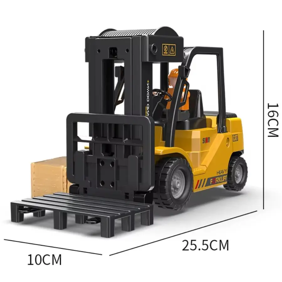 Купити Навантажувач на радіокеруванні Forklift 11CH RC з паром та підсвіткою 1:24 за 960 грн