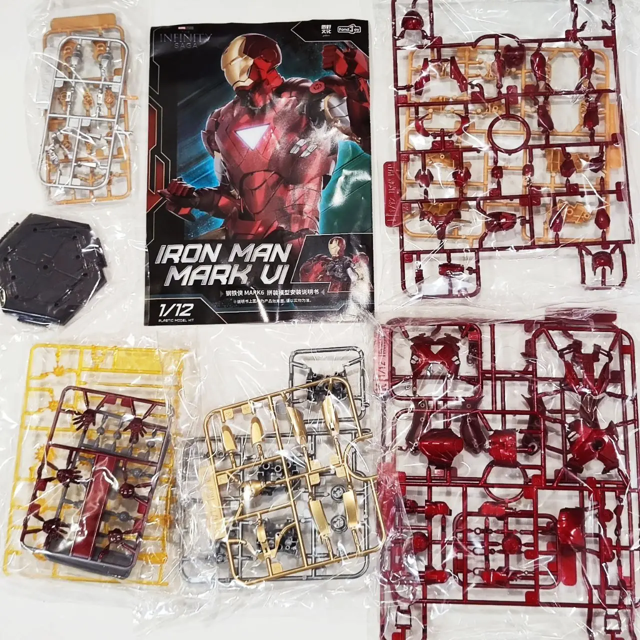 Купити Фігурка Iron Man Mark 6 KIT Набір Infinity Saga MK6 комплект Марвел масштаб 1/12 за 1190 грн