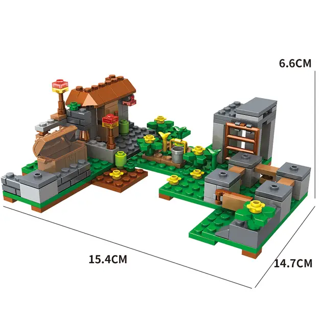 Купити Конструктор Minecraft 233 деталей Лісова схованка Майнкрафт MineWorld за 389 грн