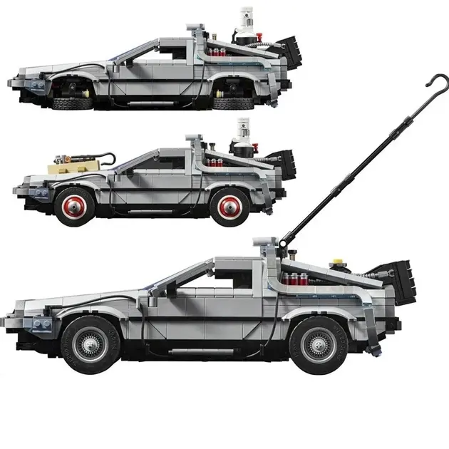 Купити Конструктор DeLorean DMC-12 1872 деталі Де Лоріан автомобіль назад у майбутнє за 1990 грн