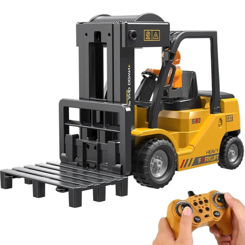 Купити Навантажувач на радіокеруванні Forklift 11CH RC з паром та підсвіткою 1:24 за 960 грн